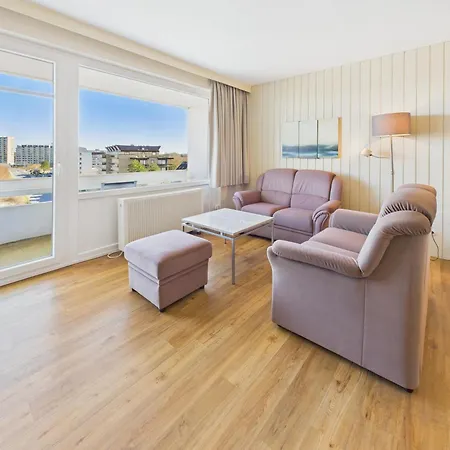 Appartement Haus Atlantic Whg. 507, Strandhausallee 29, Cuxhaven-doese, Seesicht *