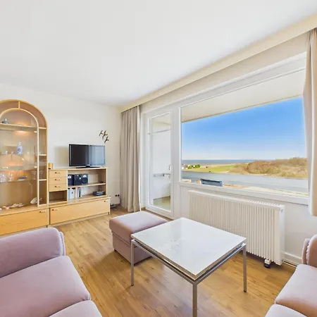 Haus Atlantic Whg. 507, Strandhausallee 29, Cuxhaven-doese, Seesicht * Куксхафен